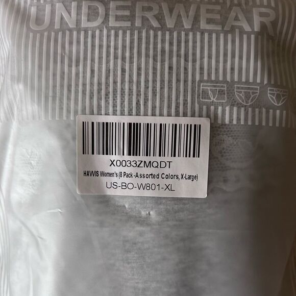 HAVVIS~ Women's (8 Pack •Assorted Colors, X-Large) - Picture 5 of 6